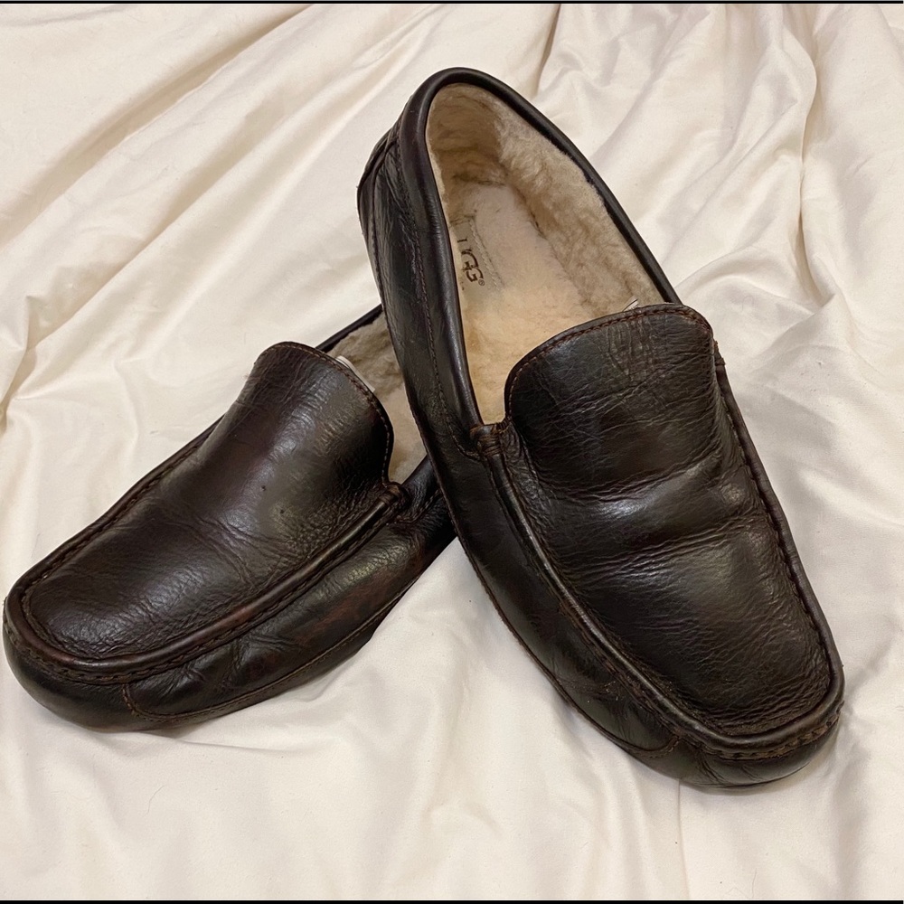 🔥 Men’s Ugg Leather, Wool Slippers, Shoes